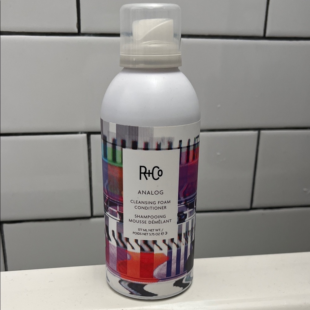 R+Co Analog Cleansing Foam Conditioner - great for all hair types as a co-wash.
